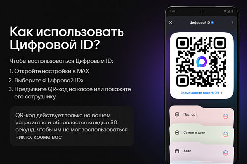 Цифровой ID в MAX Цифровой ID в MAX